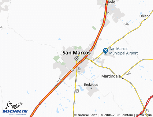 Mappa MICHELIN San Marcos - ViaMichelin