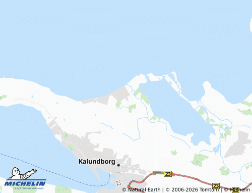 Kaart MICHELIN Saltbæk - ViaMichelin