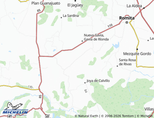 Mappa MICHELIN Los Amoles - ViaMichelin
