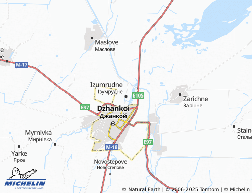 MICHELIN-Landkarte Izumrudne - ViaMichelin