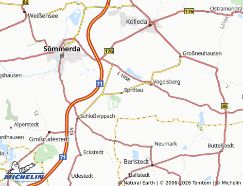 Carte MICHELIN Sprötau - ViaMichelin