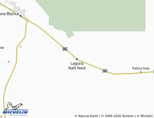 MICHELIN-Landkarte Laguna Naik Neck - ViaMichelin