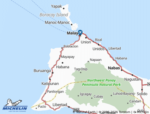 Mappa MICHELIN Nabaoy - ViaMichelin