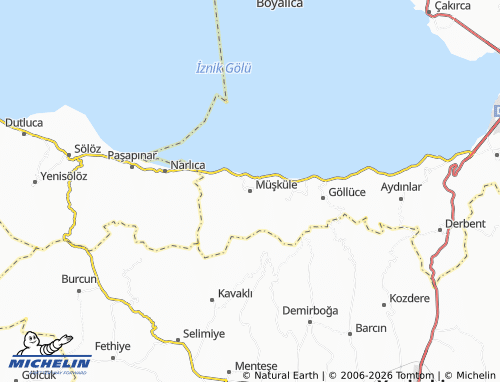 Mappa MICHELIN Müşküle - ViaMichelin