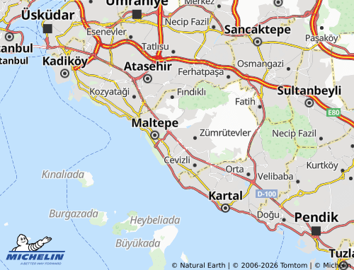 MICHELIN Girne map - ViaMichelin