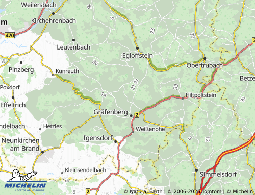 Mapa MICHELIN Gräfenbergerhüll - ViaMichelin