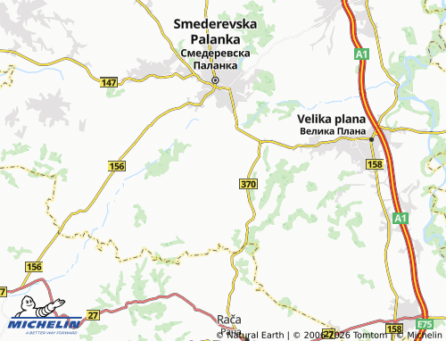 Mapa MICHELIN Stojačak - ViaMichelin