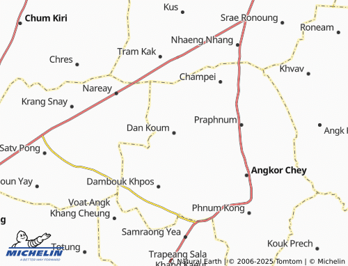Carte MICHELIN Dan Koum - ViaMichelin