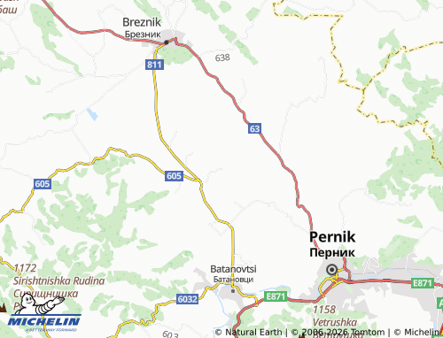 Carte MICHELIN Velkovtsi - ViaMichelin