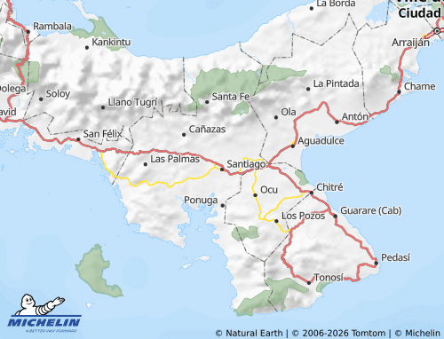 Mappa MICHELIN Veraguas - ViaMichelin