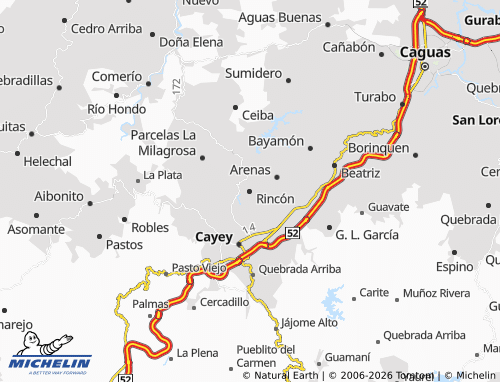 Mapa MICHELIN Rincón - ViaMichelin