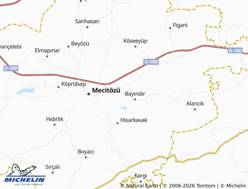 MICHELIN Kozören map - ViaMichelin