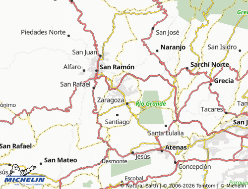 Mappa MICHELIN Palmares - ViaMichelin