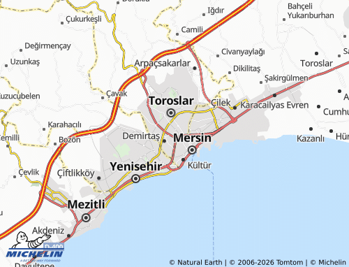Mappa MICHELIN Osmaniye - ViaMichelin
