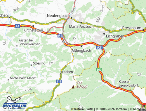 Mapa MICHELIN Neustift-Innermanzing - ViaMichelin