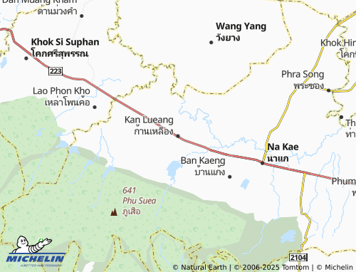 MICHELIN Kan Lueang map - ViaMichelin