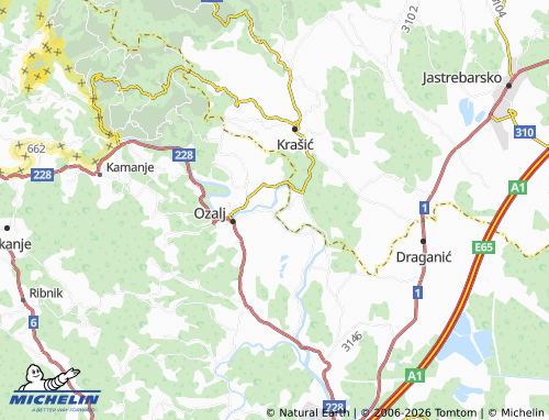 MICHELIN-Landkarte Trg - ViaMichelin