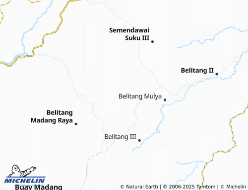 MICHELIN Gunung Sugih map - ViaMichelin