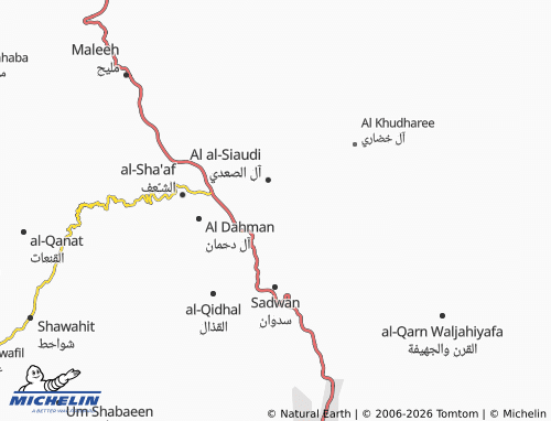 Carte MICHELIN al-Nahdah - ViaMichelin