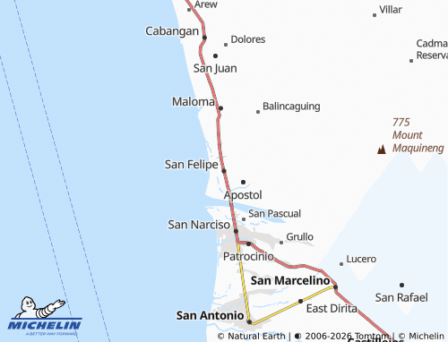 MICHELIN San Felipe map - ViaMichelin