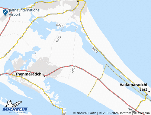 Mapa MICHELIN Kudamiyan - ViaMichelin