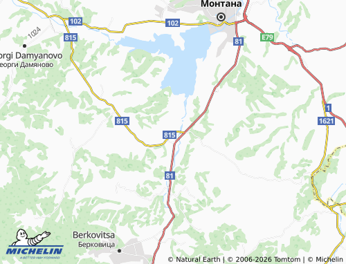 Mappa MICHELIN Borovtsi - ViaMichelin