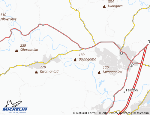 MICHELIN Movamhlone map - ViaMichelin