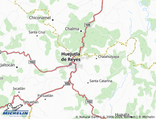 Mappa MICHELIN Adolfo Lugo Verduzco - ViaMichelin
