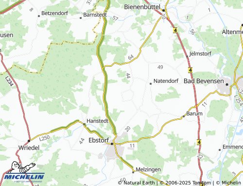 MICHELIN Luttmissen map - ViaMichelin