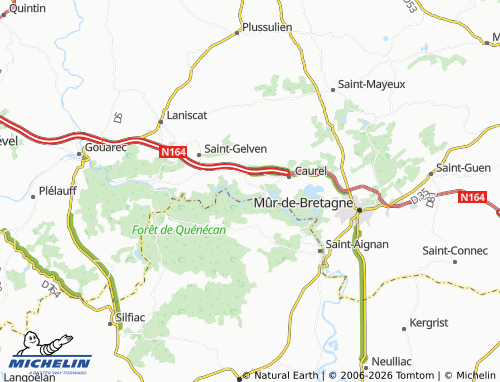 Carte MICHELIN Keriven - ViaMichelin