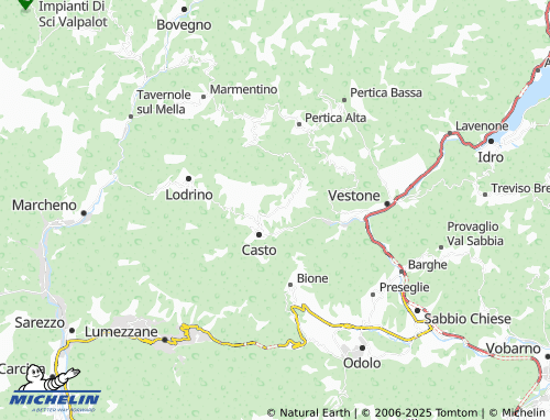 MICHELIN Posico map - ViaMichelin