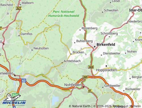 Carte MICHELIN Brücken - ViaMichelin