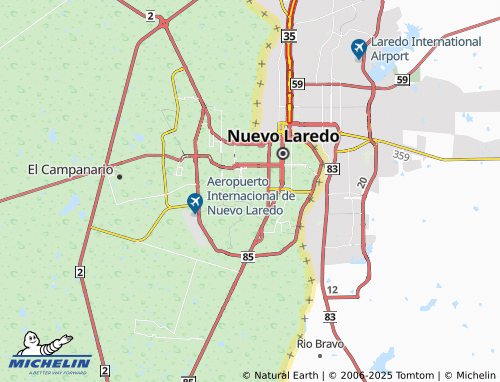 MICHELIN Zona de Tolerancia map - ViaMichelin