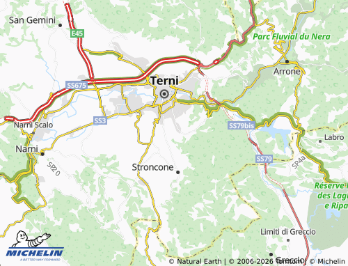 Mapa MICHELIN Perticara Prima - ViaMichelin