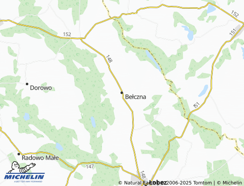 Mappa MICHELIN Bełczna - ViaMichelin