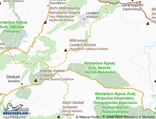 MICHELIN Loutro map - ViaMichelin