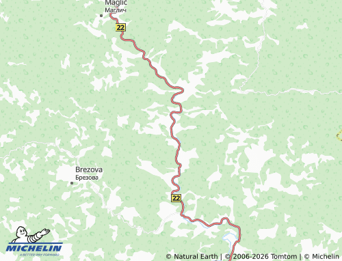 Carte MICHELIN Polumir - ViaMichelin