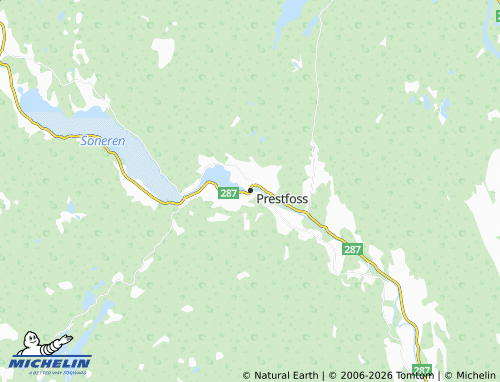 Kaart MICHELIN Prestfoss - ViaMichelin