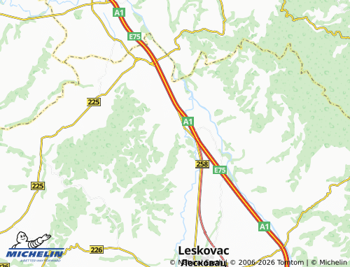 Mapa MICHELIN Pečenjevce - ViaMichelin