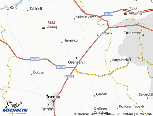 Mappa MICHELIN Örenşehir - ViaMichelin