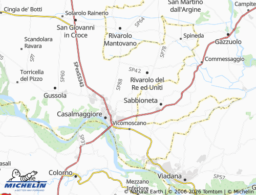 MICHELIN Cappella map - ViaMichelin