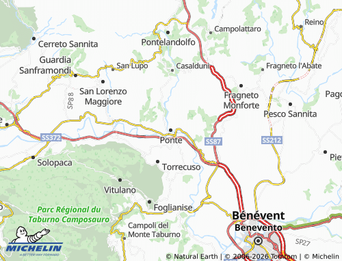 Carte MICHELIN Ponte - ViaMichelin