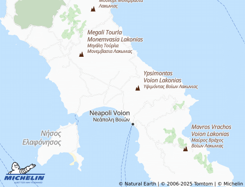 MICHELIN Dermatianika map - ViaMichelin