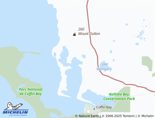 MICHELIN Mount Dutton Bay map - ViaMichelin