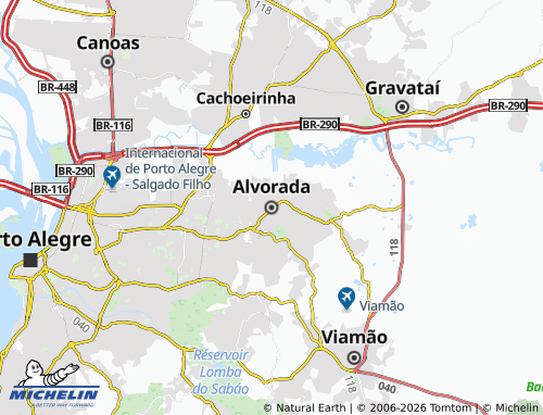Mappa MICHELIN Alvorada - ViaMichelin