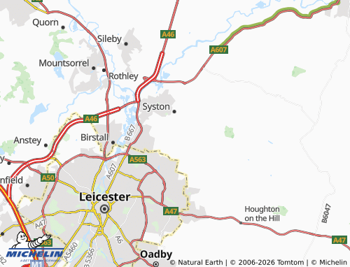 Carte MICHELIN Barkby - ViaMichelin