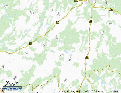 MICHELIN Mustajõe map - ViaMichelin