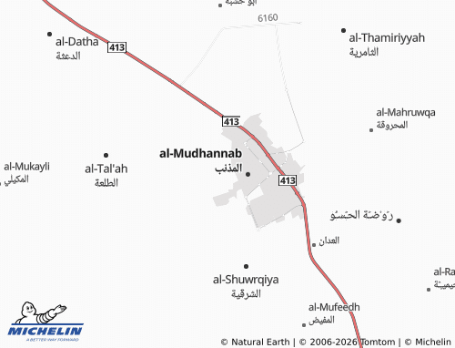 MICHELIN-Landkarte al-Murouj - ViaMichelin