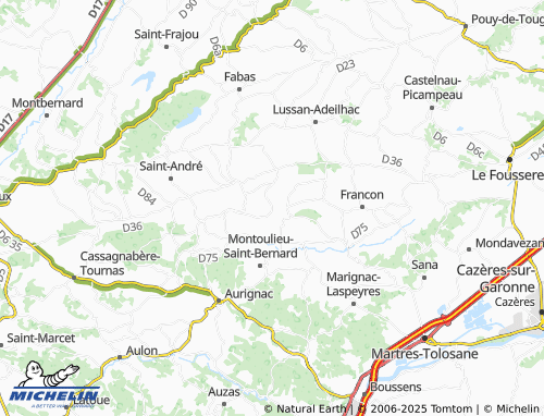 Carte MICHELIN Benque - ViaMichelin