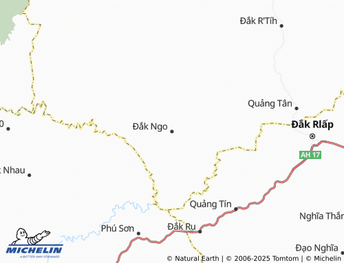 Carte MICHELIN Đắk Ngo - ViaMichelin